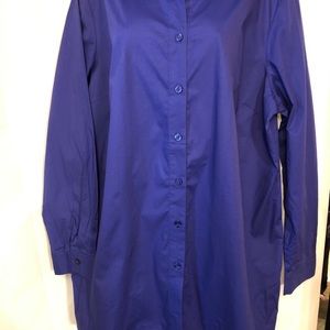 Jessica London Button-Down Shirt L/S Plus Size 18